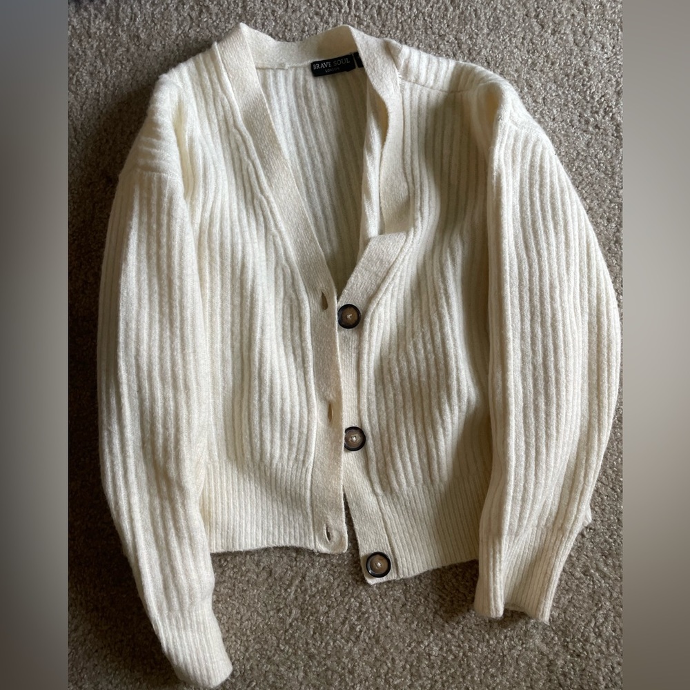 Beige Boohoo Cardigan